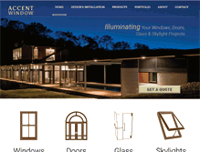Tablet Screenshot of accentwindow.com